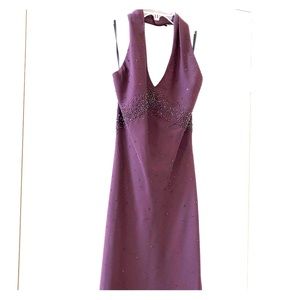Evening Gown. High-low. Deep Purple Size XS NWT